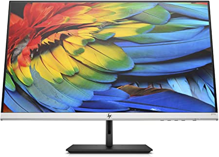 HP 27-Inch FHD Monitor with 1080P Display (Black 5JB79AA), HP 27fh