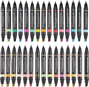 Prismacolor 3746 Premier Double-Ended Art Markers, Fine and Chisel Tip, 156 Pack