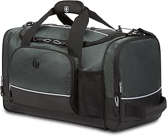 SwissGear Apex Duffle Bag for Travel and Gym with Bungee-Cord System