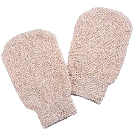 ifrmmy Bath Shower Gloves Mitt for Exfoliating and Body Scrubber (2 packs)