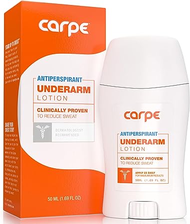 Carpe Underarm Antiperspirant and Deodorant, Clinical strength with all-natural eucalyptus scent, Manage and combat excessive sweating without irritation, Stay fresh and dry all day long