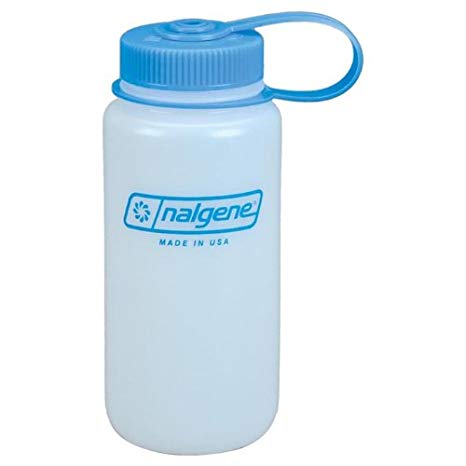 Nalgene HDPE 16oz Wide Mouth BPA-Free Water Bottle