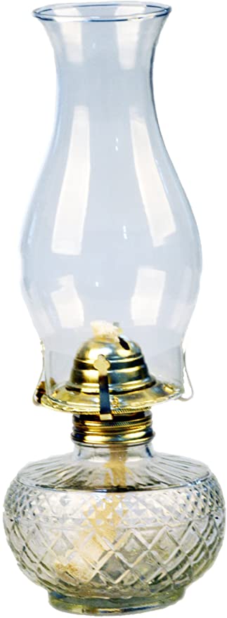 Mayflower Products Vintage Glass Oil Lamp (Large)