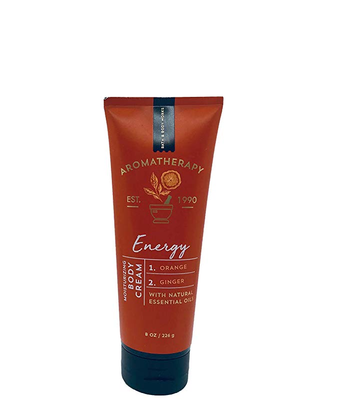 Bath & Body Works, Aromatherapy Energy Body Cream, Orange Ginger, 8 Ounce