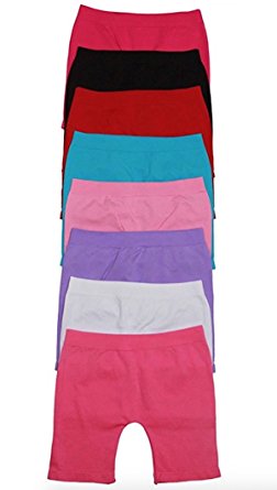 ToBeInStyle Pack of 6 Girls' Tights - Short - Solid Color