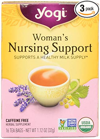Yogi Womans Nursng Support Tea 16 ea ( pack of 3)