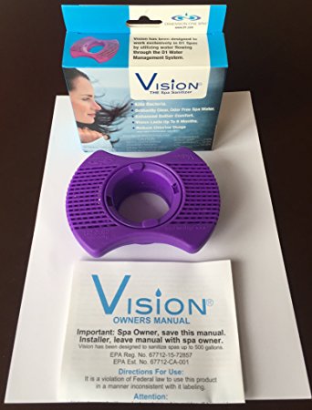 Dimension One Spas Vision Sanitizing System 01512-261 Vision Hot Tub Filter and Water Sanitizer