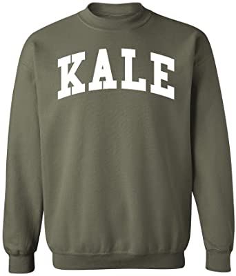 Promotion & Beyond Kale Funny Vegan Crewneck Sweatshirt