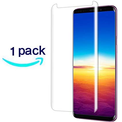 Samsung Galaxy S9 Plus Screen Protector,OLINKIT Anti-Scratch High Definition Bubble Free Anti-fingerprint Tempered Glass Screen Protector for Samsung Galaxy S9 Plus [1Pack]