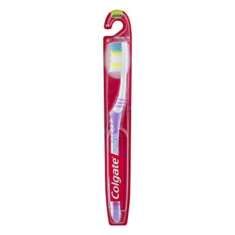 Colgate Plus Bi-Level, Medium Full Head Toothbrush - 1 ea (color may vary)