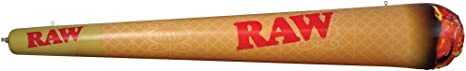RAW Natural Rolling Papers, Hanging Inflatable Cone Joint, Brown