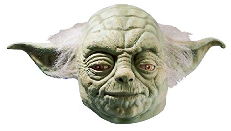 Star Wars Yoda Adult Full Latex Mask Costume