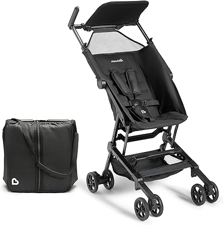 Munchkin® Sparrow™ Ultra Compact Lightweight Travel Stroller for Babies & Toddlers, Black