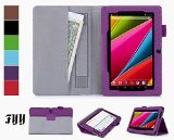 Corner Protection Dragon Touch Y88Y88X CaseCove FYY Classic Slim Fit Folio Leather Case for Dragon Touch Y88Y88X Purple