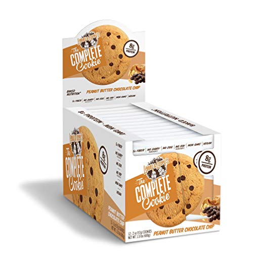 Lenny & Larry's The Complete Cookie, Peanut Butter Chocolate Chip, Vegan, 2 Ounce, 12 Count