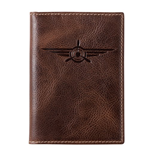 HOJ Co. Lindbergh Leather PASSPORT COVER-Full Grain Leather Travel Wallet-Passport Case-Passport Holder