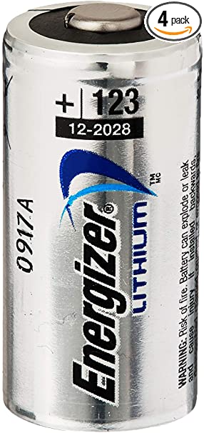 Energizer, EL123BP-4 4 Pack, 123 Lithium Batteries