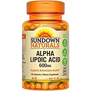 Sundown Naturals Super Alpha Lipoic Acid, 600mg, Capsules 60 ea