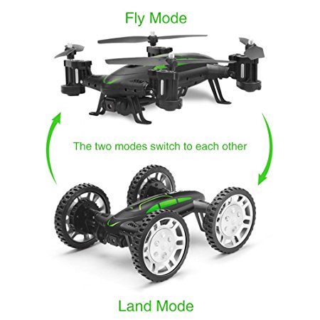 RC Drone - UMsky 2.4Ghz Off Road Flying Car Remote Control Quadcopter with WIFI Camera and Altitude Hold Function Battery Included