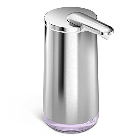 simplehuman Foam Cartridge Sensor Pump With Lavender Hand Soap, High-Grade Stainless Steel