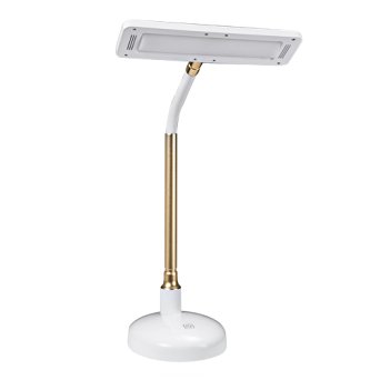 Infitary® LED Desk Lamp with Eye Protection Technology and Touch-Sensitive Control for 3 Dimming Levels (Gold)