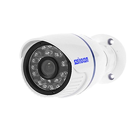 Sinocam 2.0MP 1080P 4mm Day & Night Bullet IP Camera support APP Remote Access,Motion Detection and Email Alarm