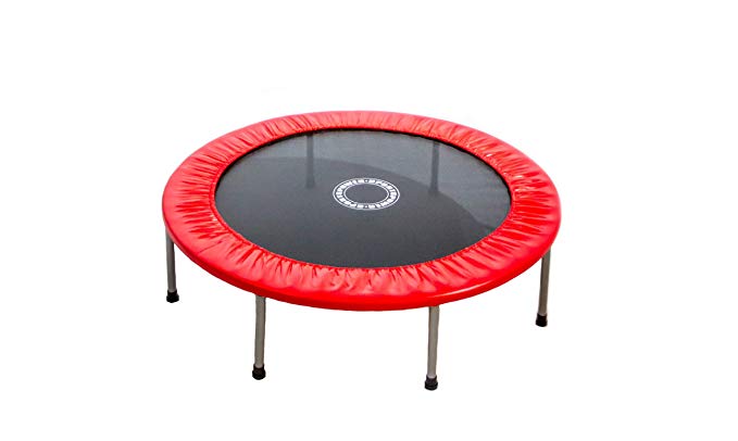 Sportspower 48 Inch Mini Trampoline - Heavy Duty Portable Mini Exercise Trampoline for Kids and Adults