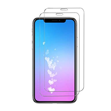 [2-Pack] iPhone Xs Max Screen Protector,ChefzBest Tempered Glass Screen Protector with [9H Hardness][Easy Bubble-Free Installation][Anti-Scratch] Compatible with iPhone Xs Max (Clear1)