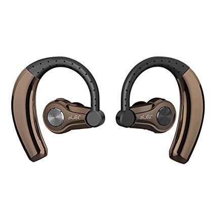 True Wireless Earbuds,Alfheim Dual Bluetooth Noise Cancelling Headphones Sweatproof Mini Earpieces V4.1 In-Ear Headsets,EASY PAIR True Wireless Stereo Earphones (T9s)
