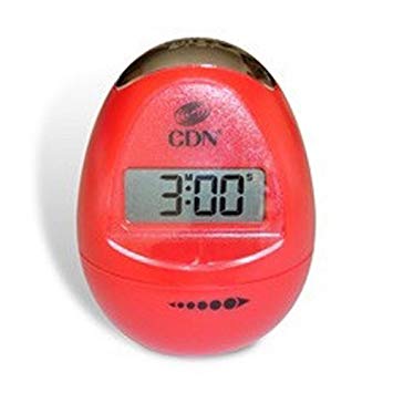CDN TM12-R Digital Egg timer, Pearl Red
