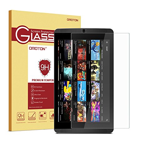 NVIDIA Shield Tablet / Tablet K1 Glass Screen Protector, OMOTON Tempered Glass Protector with [Non-Scratch] [Easily-Install] For NVIDIA Shield Tablet K1 / Shield Tablet, 8 Inch