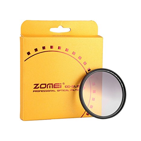 ZOMEi Slim GC-GRAY Gradient Gray Neutral Density Filter - 62mm