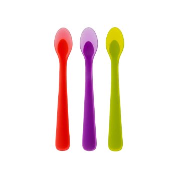 The First Years Soft Serve Silicone Infant Spoons (Pack of 3)