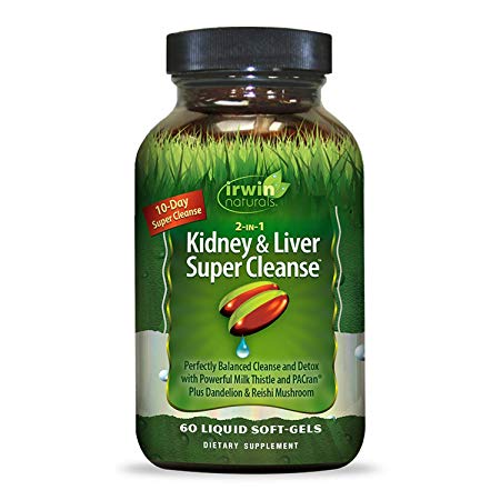 Irwin Naturals Kidney & Liver Super Cleanse, 60 SoftGels