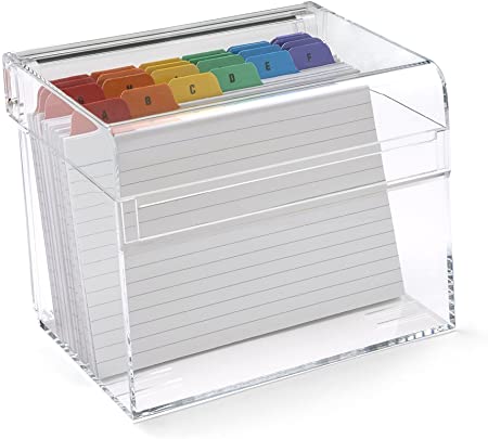 OSCO Acrylic Index Box - Clear(Large)