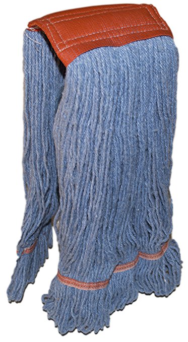 Nine Forty Industrial Strength Premium Looped End Wet Mop Head Refill – 4 Ply Synthetic Yarn (1 Pack, 16 Ounce - Medium)