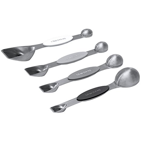 Amco Wet and Dry Measuring Spoons, Set of 4