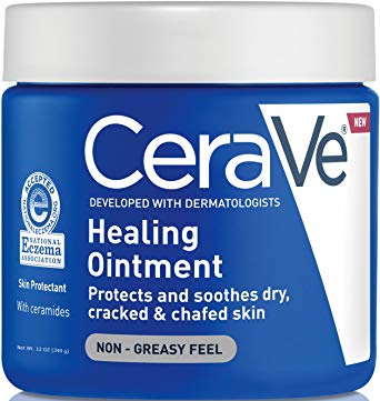 CeraVe Healing Ointment 12 oz with&nbsp;Petrolatum Ceramides for Protecting and Soothing Cracked, Chafed Skin