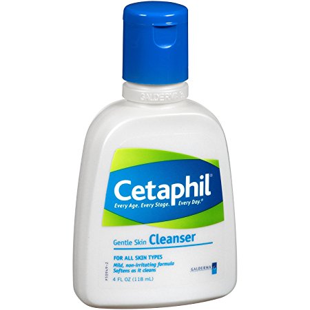 Cetaphil Gentle Skin Cleanser for All Skin Types 4 oz (Pack of 2)