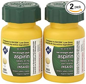 Member's Mark Aspirin 81mg,730 Count (Pack of 2)