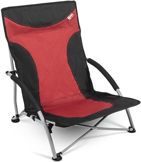Kampa Low Camping Chair - Foldable & Portable Beach Chairs Lightweight for Fishing, Camping, Festival & Picnic - Compact Folding Seats for Outdoor Use - Model: Sandy