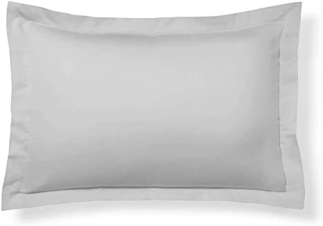 Standard Pillow Shams Set of 2 Silver Grey Pillow Shams Standard 20x26 Pillow Cases 600 Thread Count 100% Egyptian Cotton Hotel Class Stich Cushion Cover Decorative Standard Size Bed Pillow Covers Set