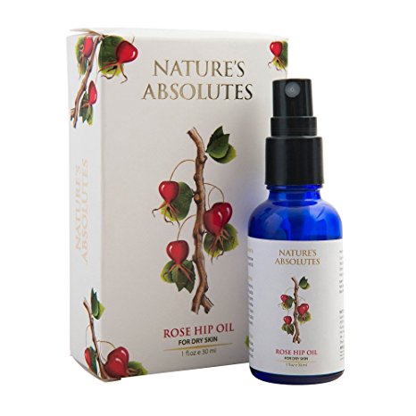 Nature's Absolutes Rosehip Carrier Oil - 100 % Pure , Natural , Organic , Cold Pressed - 30 ml