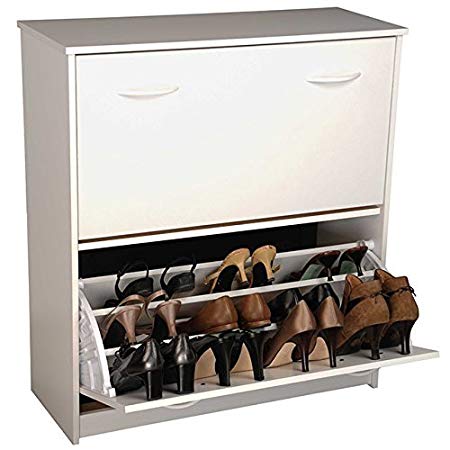 Venture Horizon Double Shoe Cabinet- White