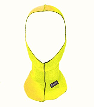 Aeroskin Nylon Spandex Solid Hood, Neon Yellow