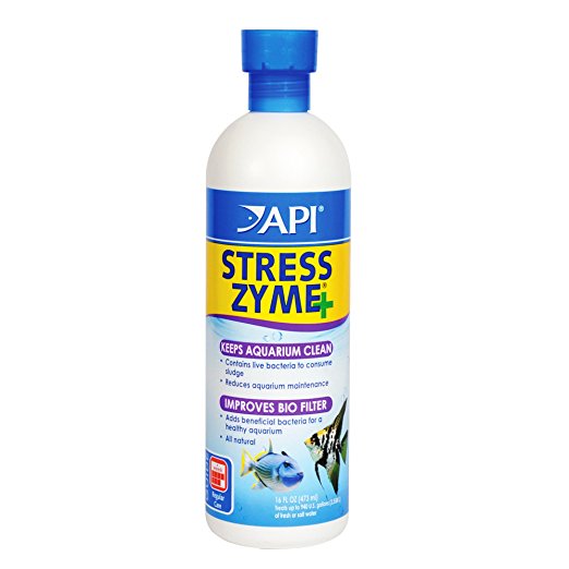 API STRESS ZYME Freshwater and Saltwater Aquarium Cleaning Solution