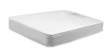 Davinci Crescent Mini Crib Universal Fit Waterproof 50-Coil Mattress with Border Wire