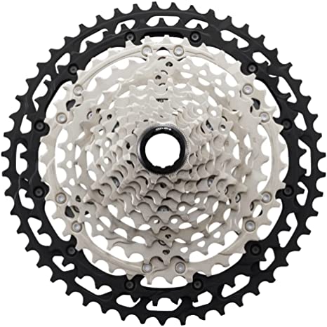 SHIMANO XT CS-M8100 Cassette - 12-Speed, Silver/Black, Mirco Spline