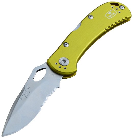 Buck Knives 0722X Spitfire Serrated Folding Knife with Clip