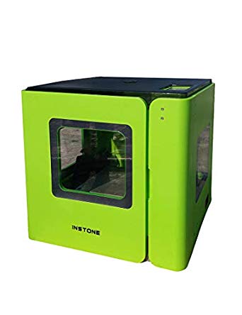 iNSTONE 3D Inventor PRO Desktop 3D Printer Kit with Heated Bed, Wi-Fi, Touchscreen, USB Cable and Enclosure Structure Print Size 9.4"x6.3"x6.3"(240x160x160mm) (Green)